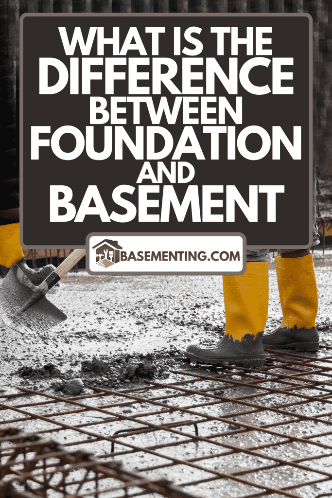 A bricklayers who level the freshly poured concrete to lay the foundations of a building, What Is The Difference Between Foundation And Basement
