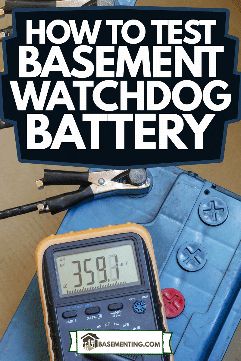 Service maintenance of electrical equipment, How To Test Basement Watchdog Battery