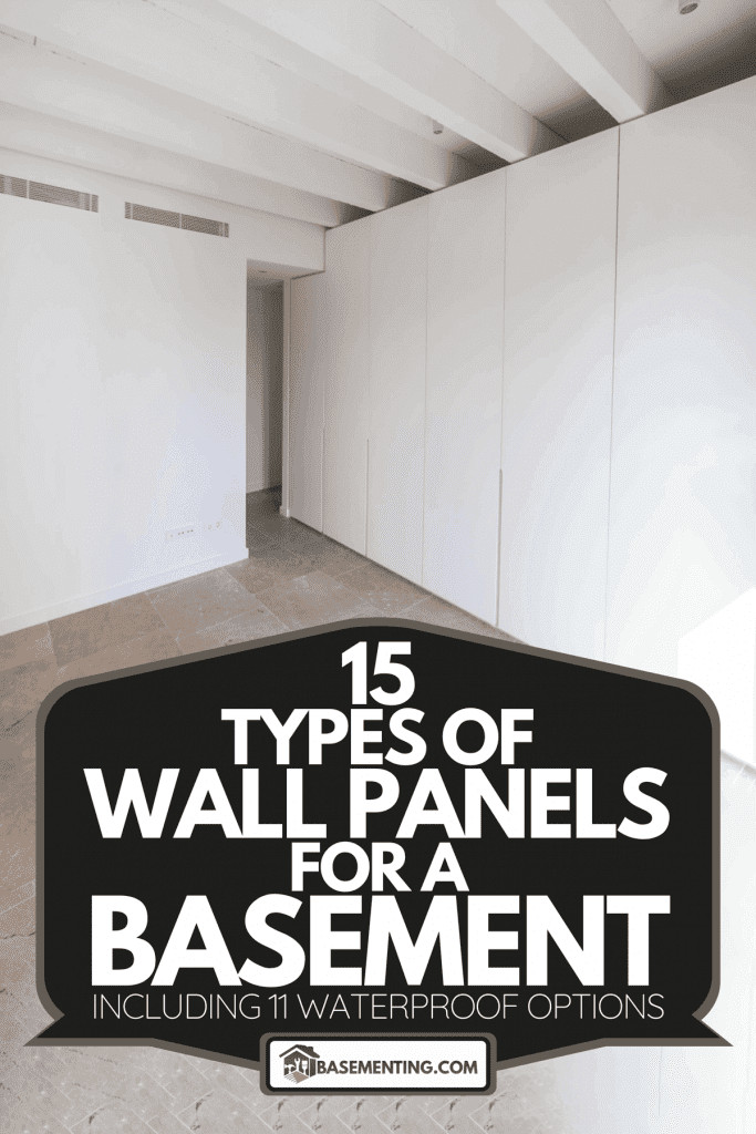 A white and modern wall panels, 15 Types Of Wall Panels For A Basement [Including 11 Waterproof Options]