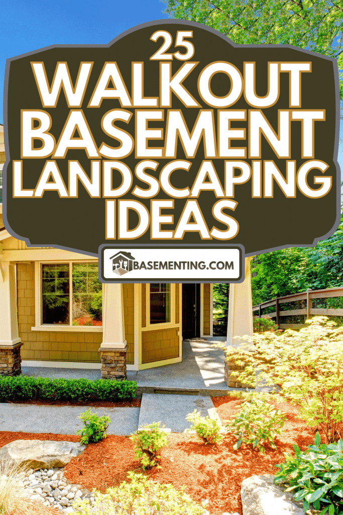 A house with walkout basement porch and garage, 25 Walkout Basement Landscaping Ideas