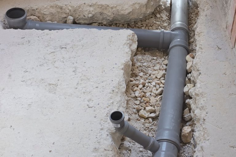 A PVC for a basement drainage. Can I Install B-Dry Basement System Myself? [And How To Do It]