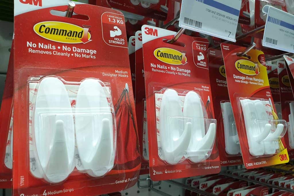 Command brand hanging strips and hooks