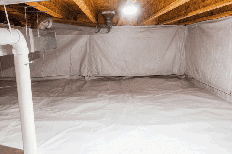 Crawl space fully encapsulated with thermoregulatory blankets and dimple board. furnace vents installed. Can You Put A Furnace In A Crawl Space