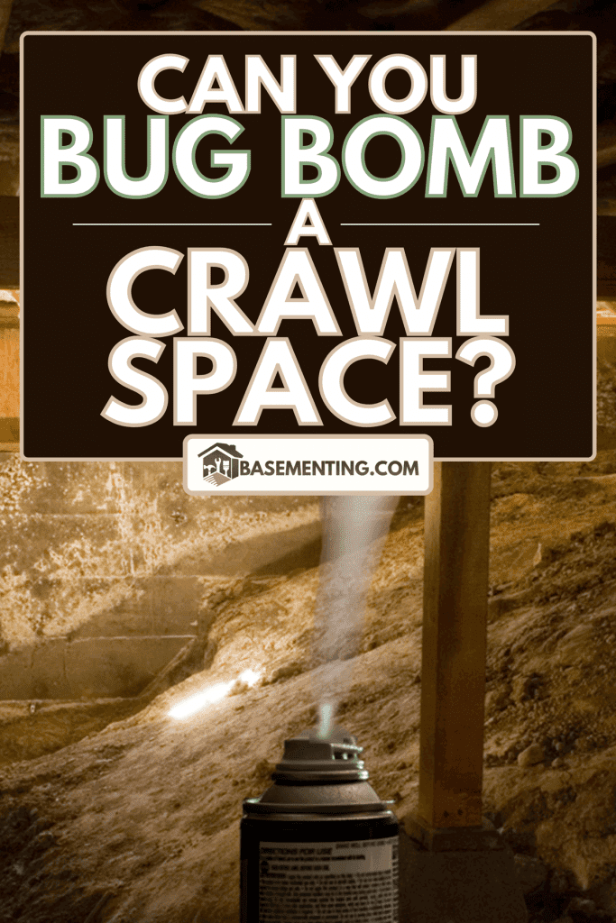 An insecticide aerosol can fogger at crawl space, Can You Bug Bomb A Crawl Space?