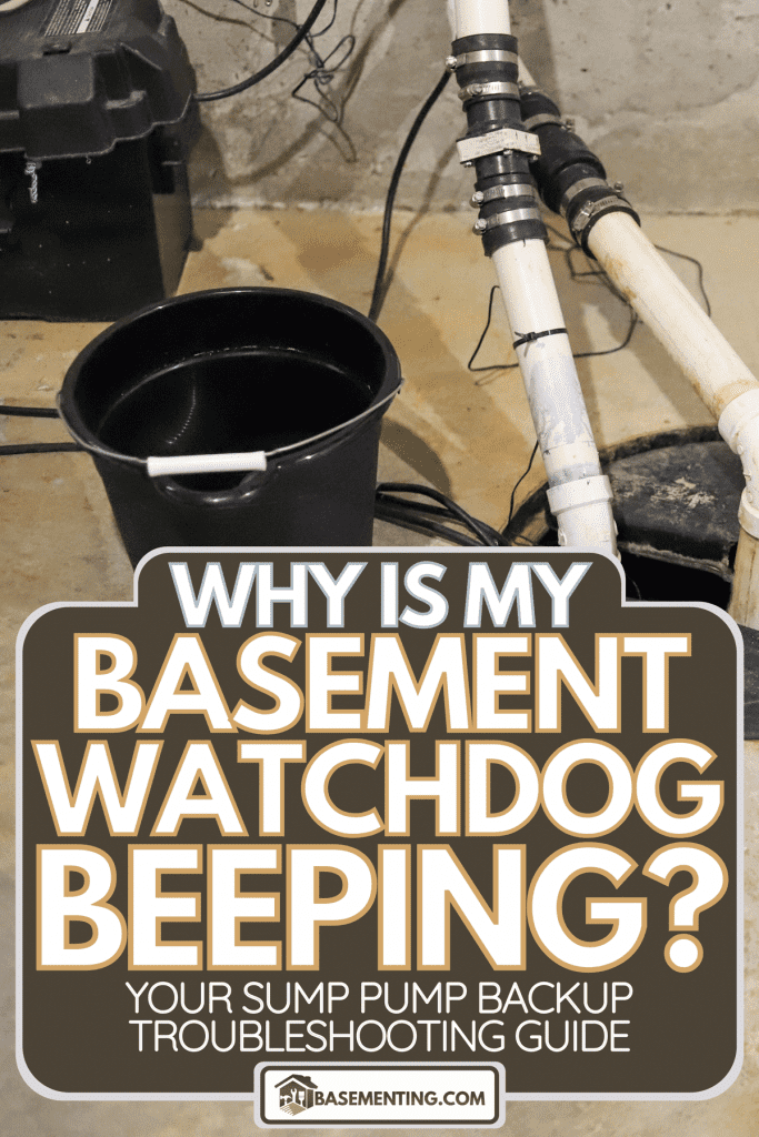 Sump pump in a home basement, Why Is My Basement Watchdog Beeping? [Your Sump Pump Backup Troubleshooting Guide]