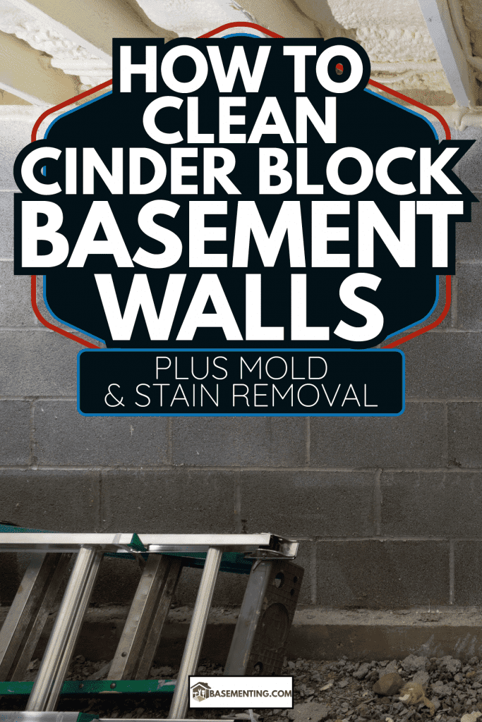 closed cell spray foam insulation in basement crawl space. How To Clean Cinder Block Basement Walls [Plus Mold & Stain Removal]